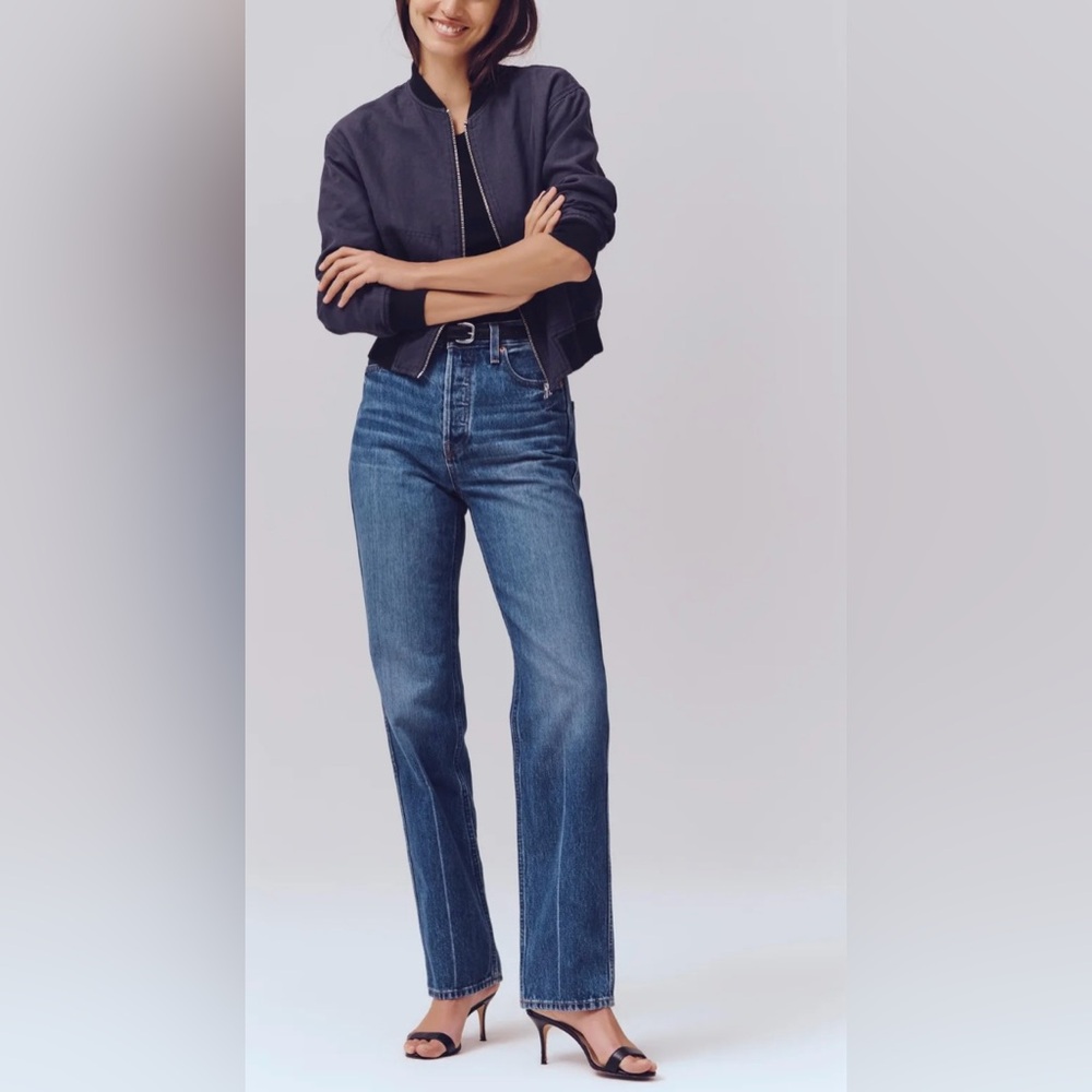 Alex Mill Carla High Rise Straight Jean